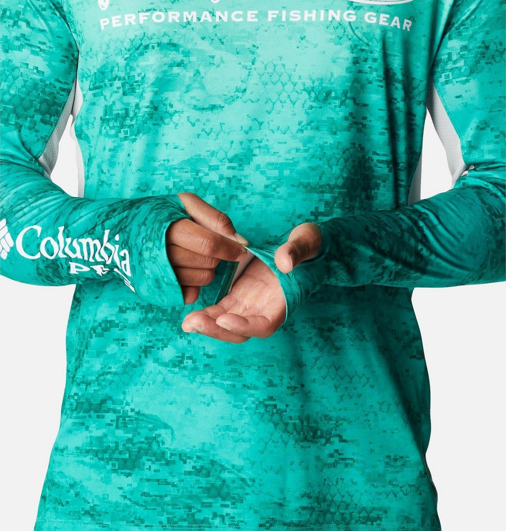 Men's Ventilated UPF 50 Sun Hoodie - Teal
