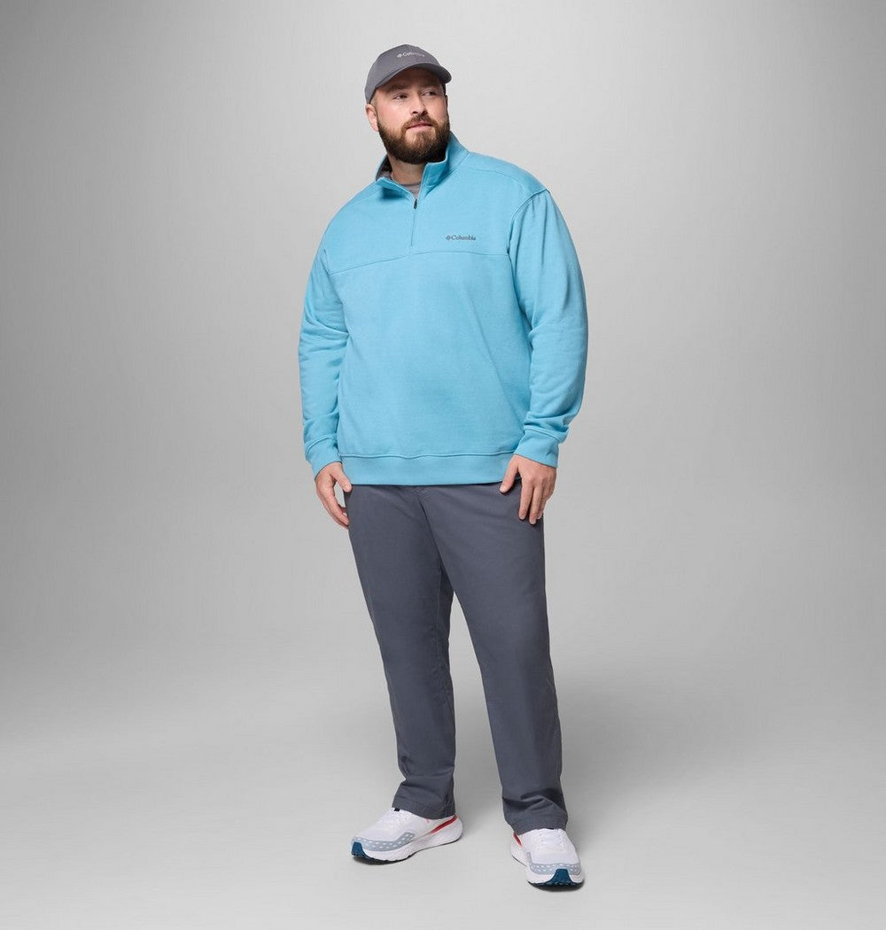 Men's Big Half-Zip Fleece Pullover - Blue