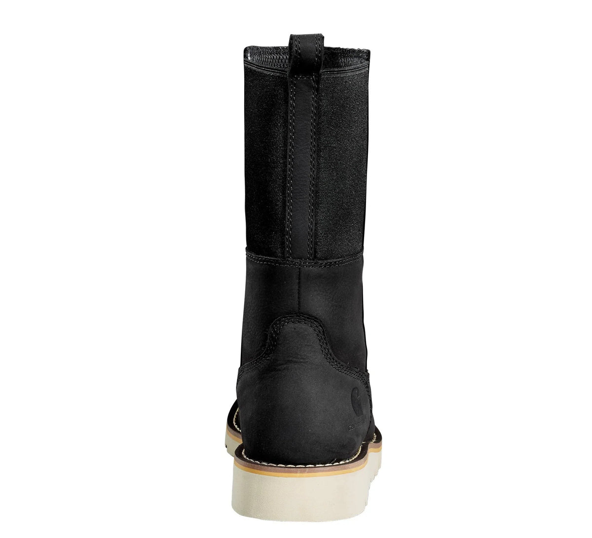 Women's Waterproof 10-Inch Soft Toe Pull-On Boot - Black