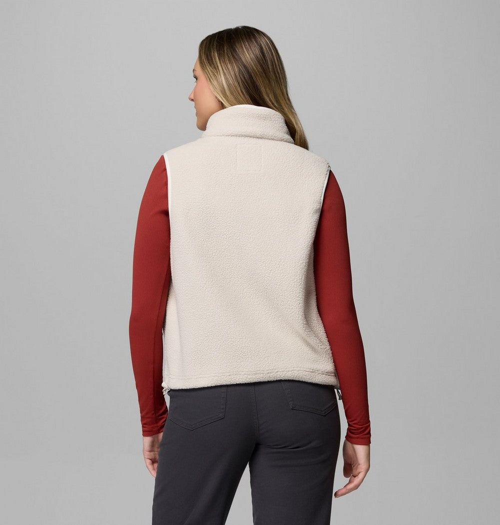 Women's Sherpa Fleece Vest - Black