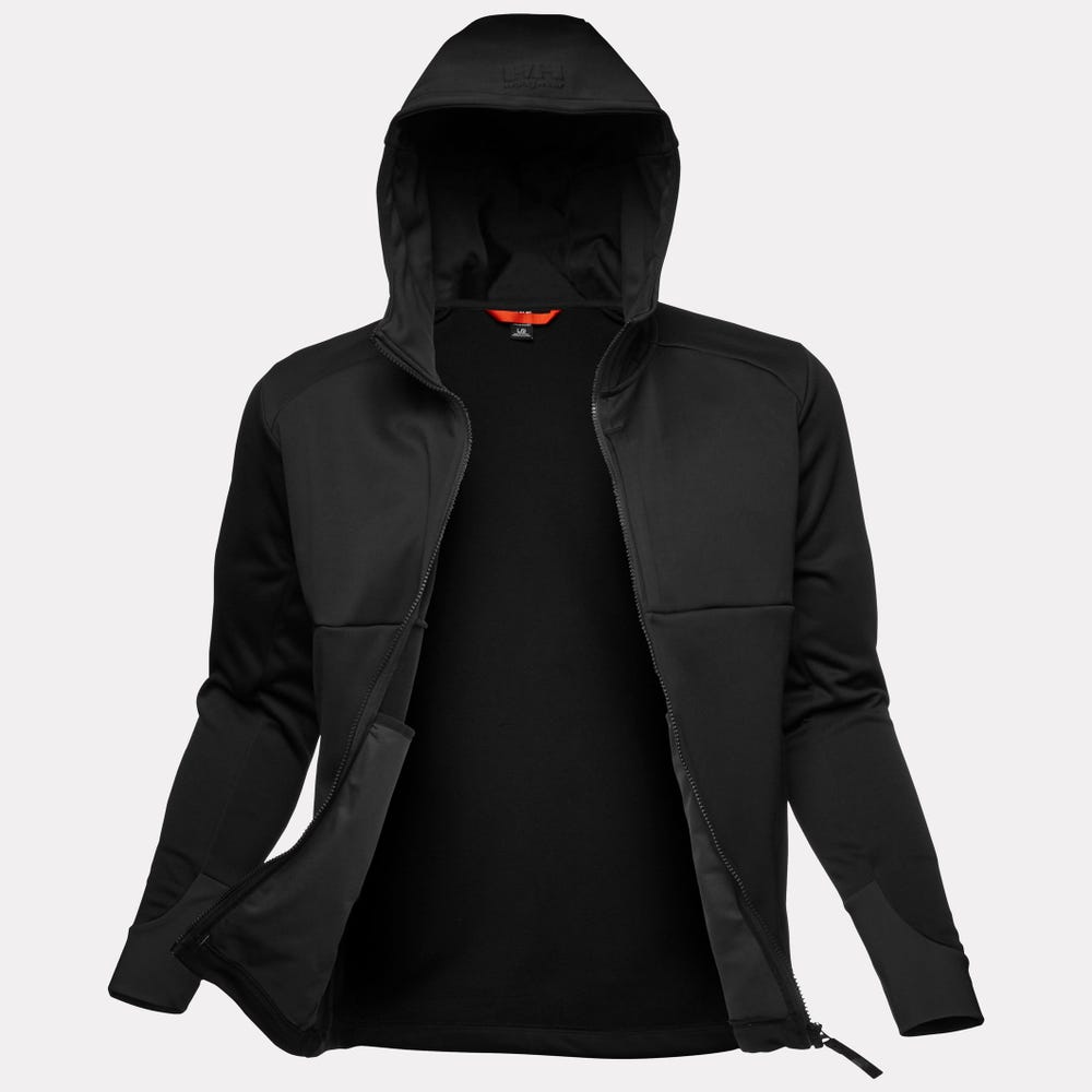Men's Hooded Midlayer Work Jacket - Gray