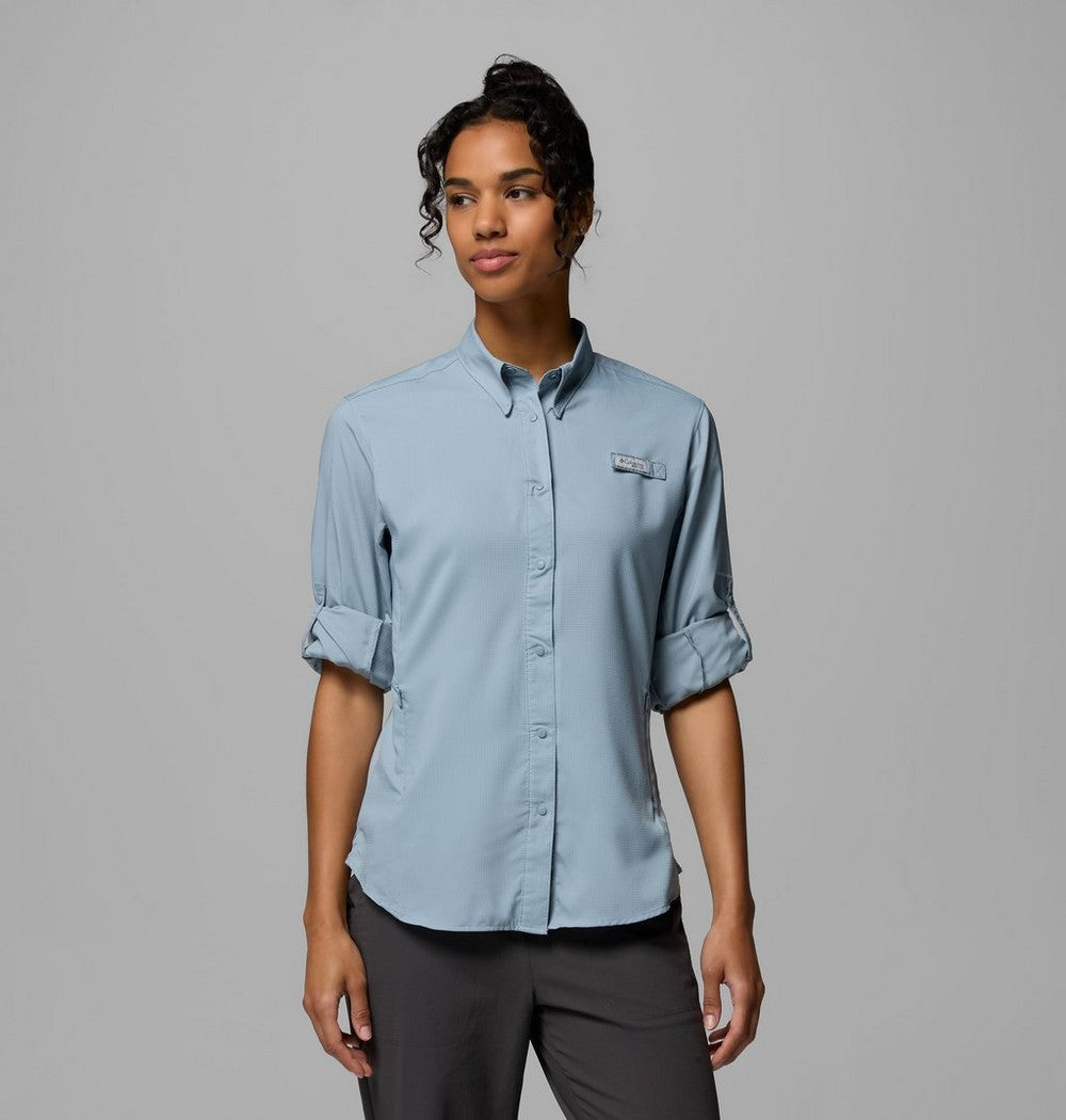 Women's Long Sleeve Fishing Shirt - Stone