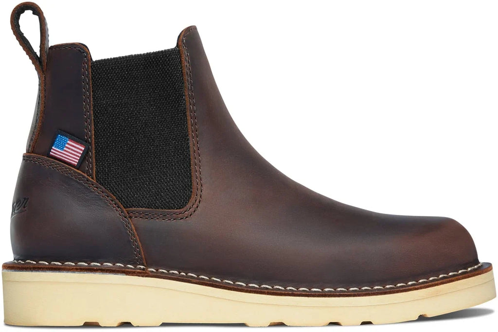 Women's 5-Inch Leather Work Chelsea Boot - Brown