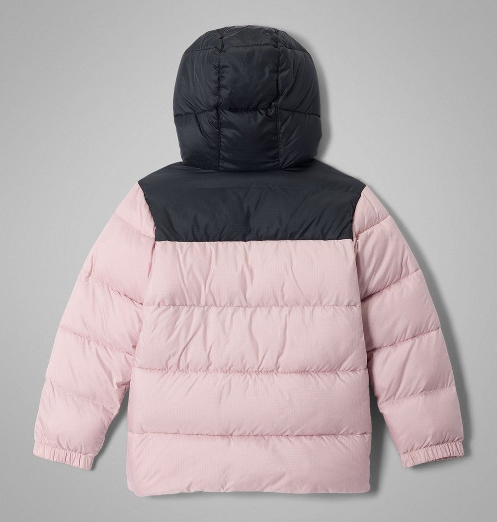 Kids' Hooded Insulated Puffer Jacket - Red Black