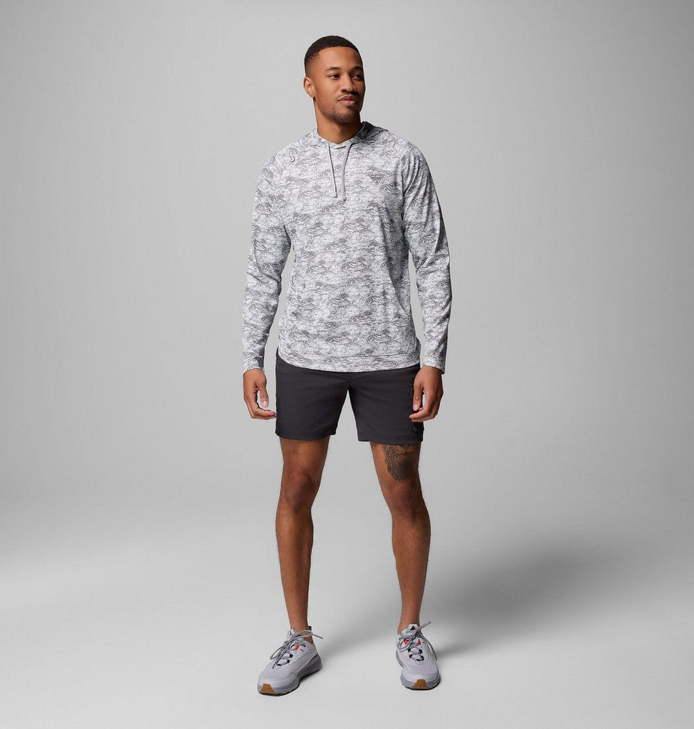 Men's UPF 40 Fishing Hoodie - Gray