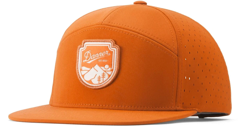 7-Panel Mesh Trucker Cap - Desert Orange