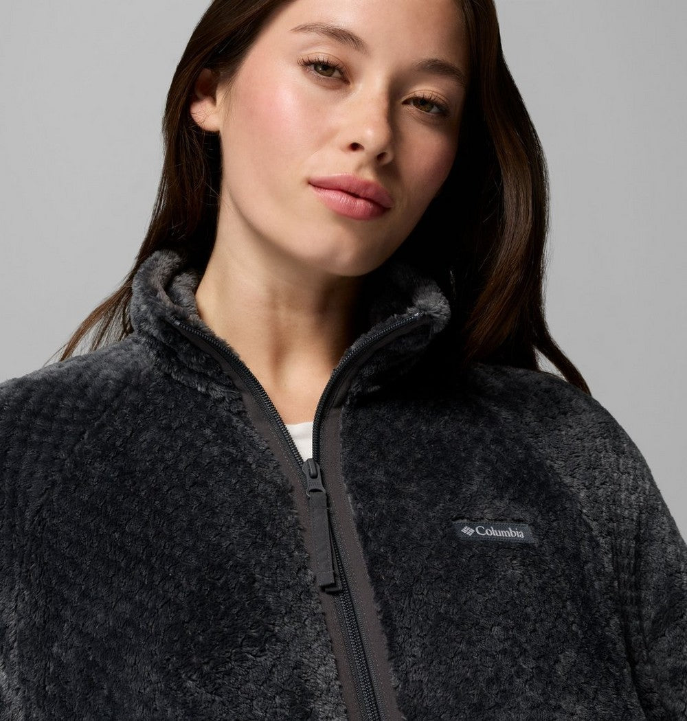 Women's Cropped Sherpa Full-Zip Fleece - Green