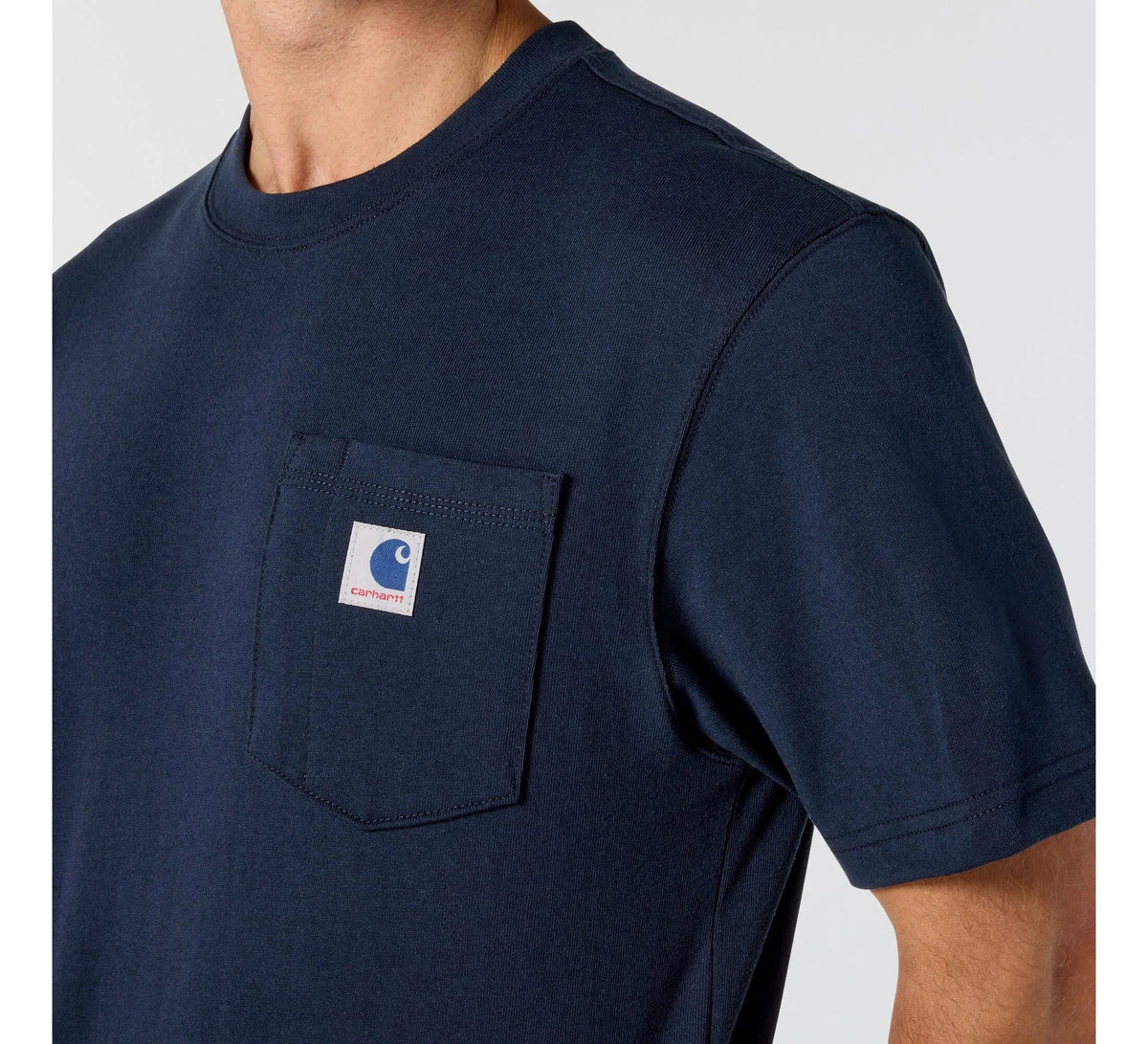 Men's Heavyweight Loose Graphic T-Shirt - Navy