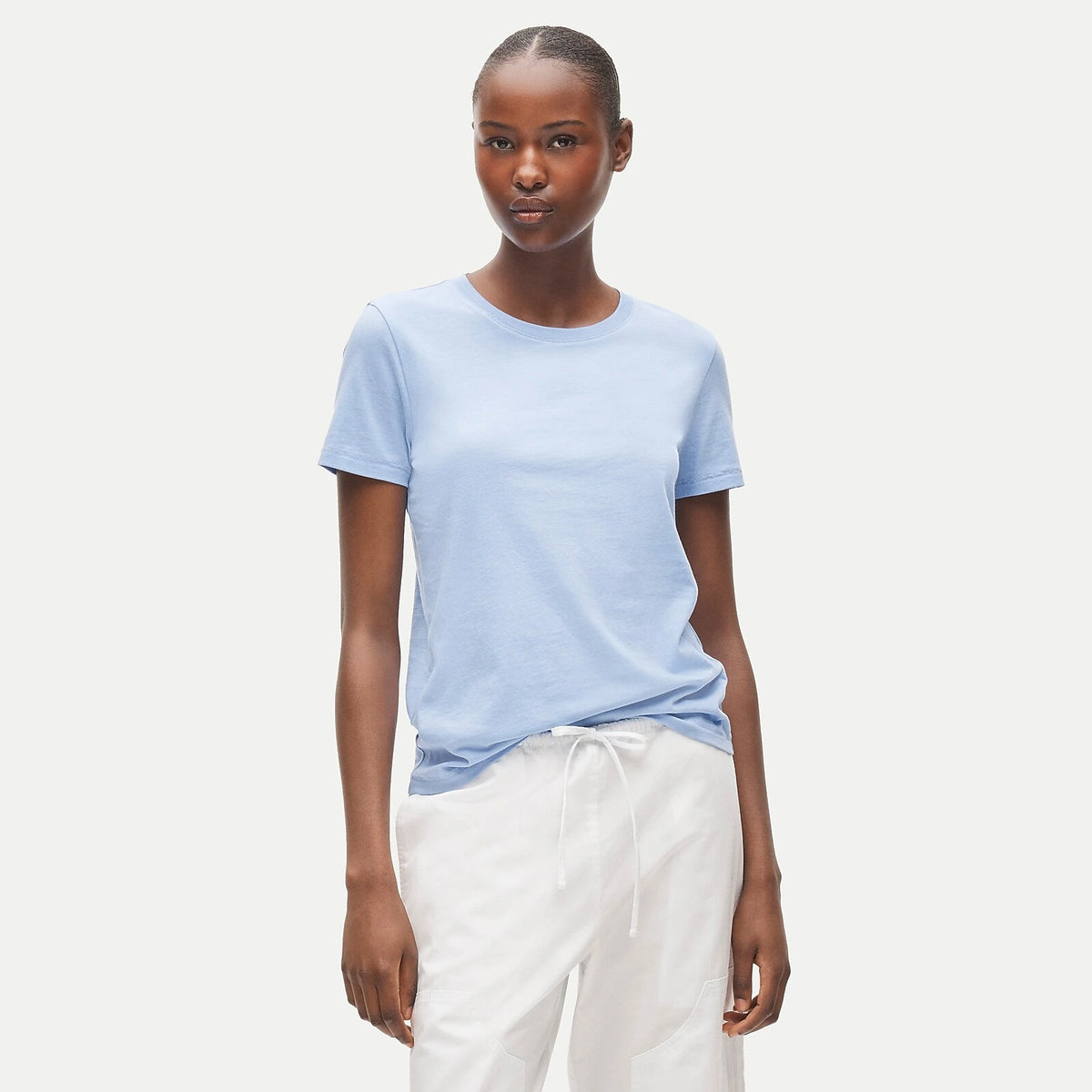 Women's Cotton Crewneck T-Shirt - Lavender