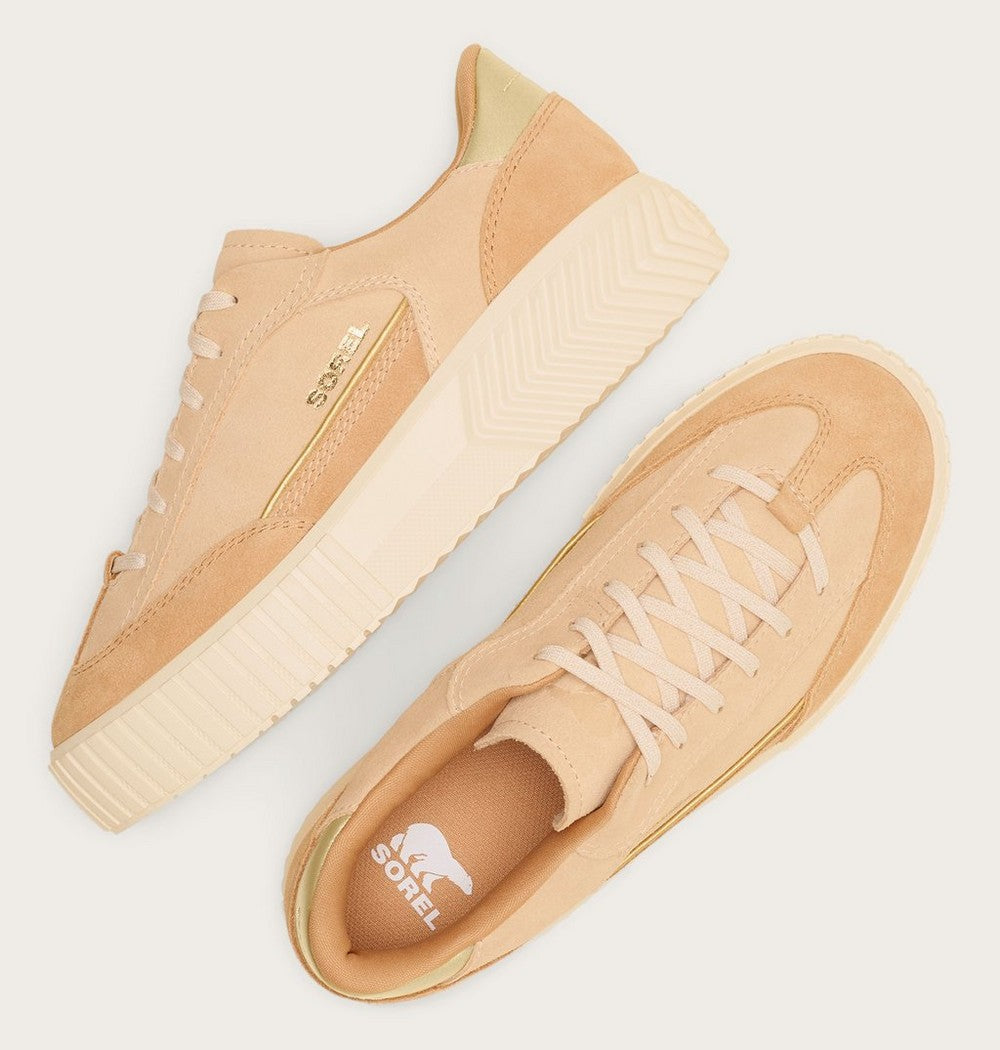 Women's T-Toe Leather Sneaker - Green