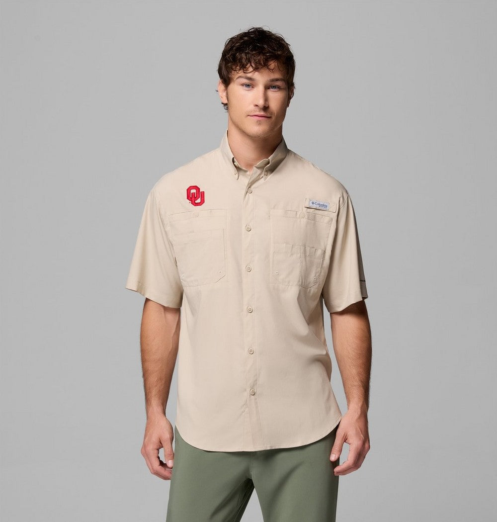Men's Tall UPF 40 Team Fishing Shirt - Tan