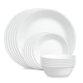 18-Piece White Dinnerware Set - Service For 6