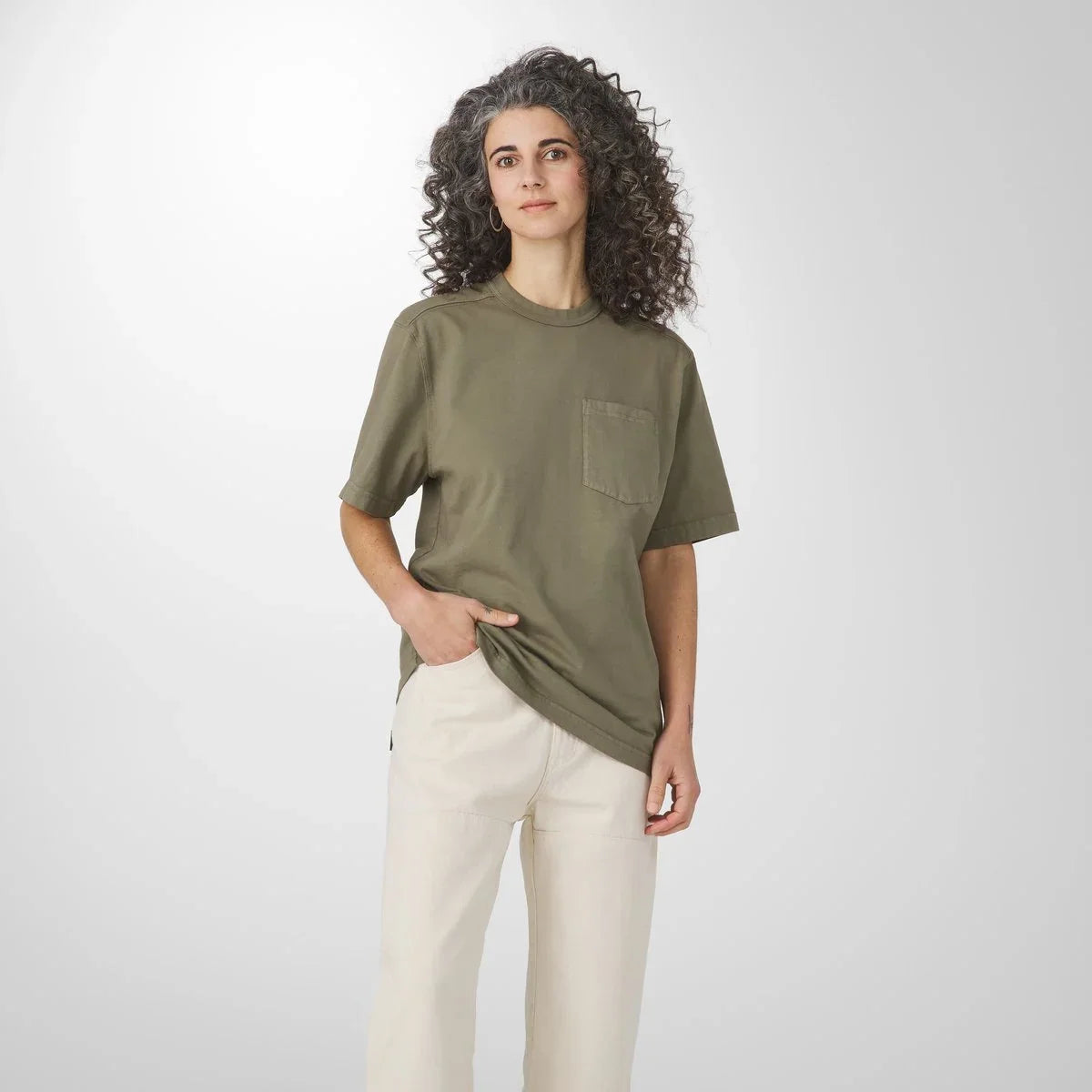 Heavyweight Slub Cotton Pocket T-Shirt - Ginger