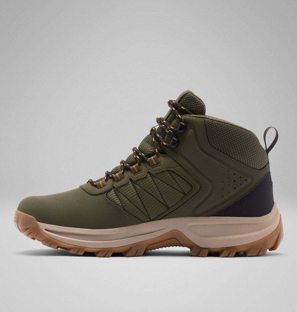 Men's Wide Waterproof Hiking Boots - Green