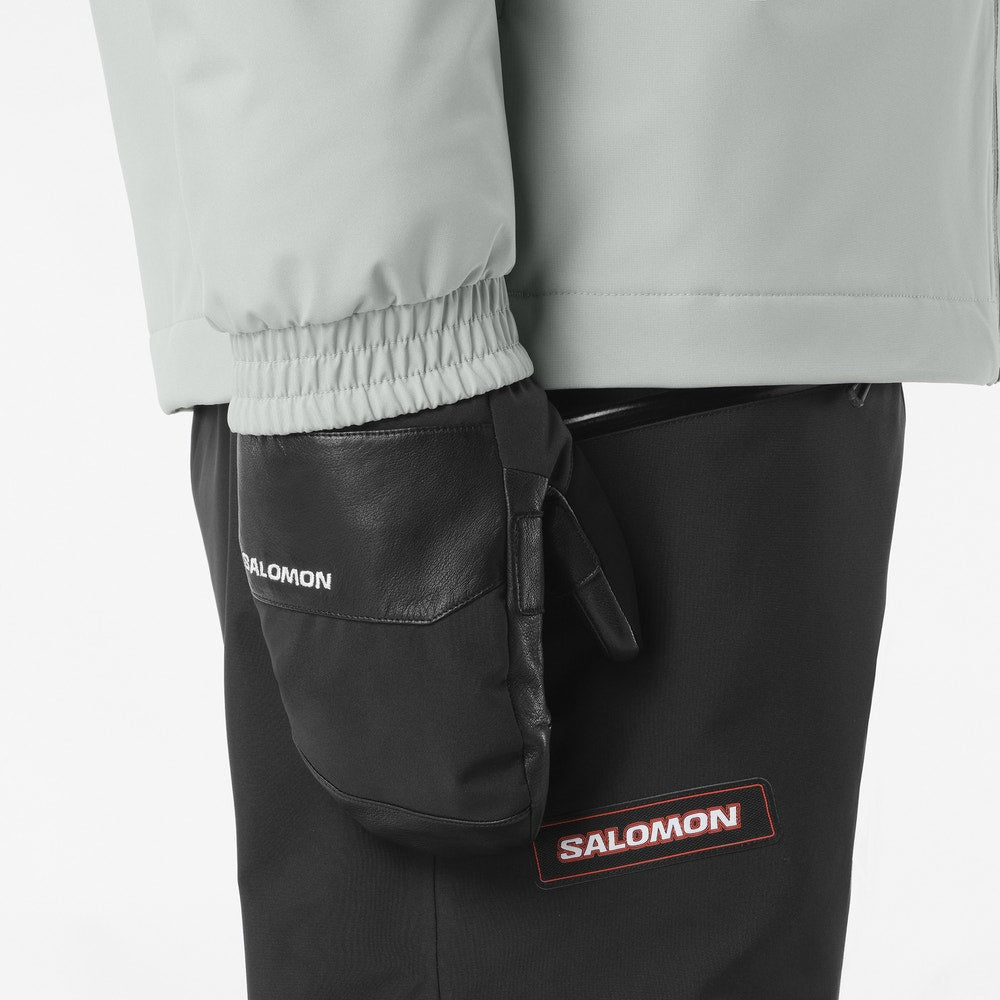 Men's Waterproof Snow Shell Pants - Black