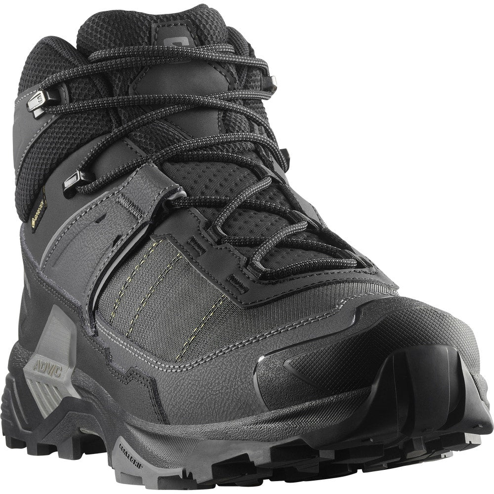 Men's Wide Waterproof Mid Hiking Boots - Gray