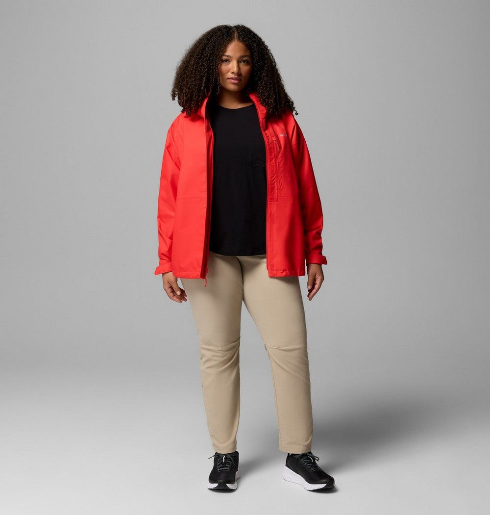 Women's Plus Size Waterproof Rain Jacket - Navy
