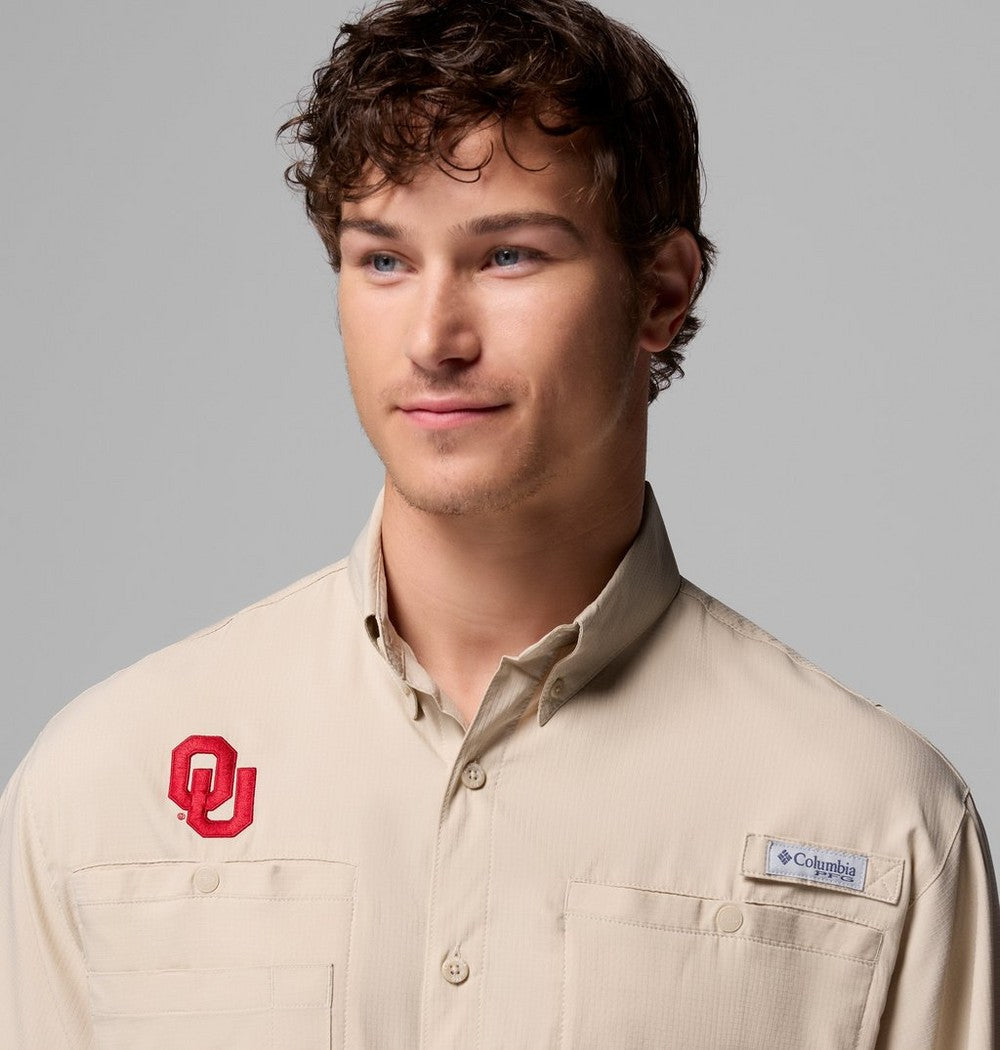 Men's Tall UPF 40 Team Fishing Shirt - Tan