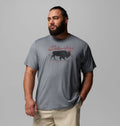 Men's Big UPF 50 Graphic T-Shirt - Grey