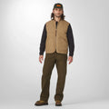 Insulated Duck Canvas Utility Vest - Khaki Olive