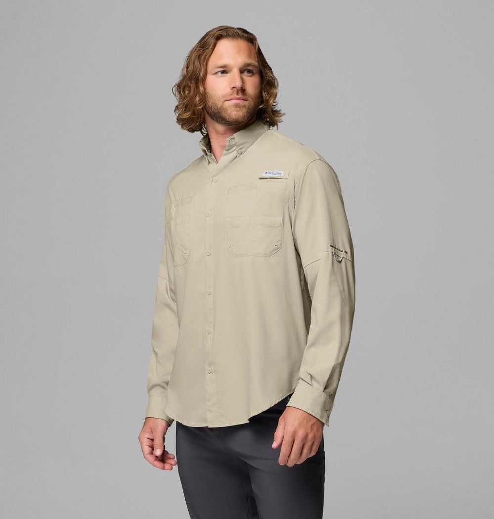 Men's Long-Sleeve Fishing Shirt - Teal