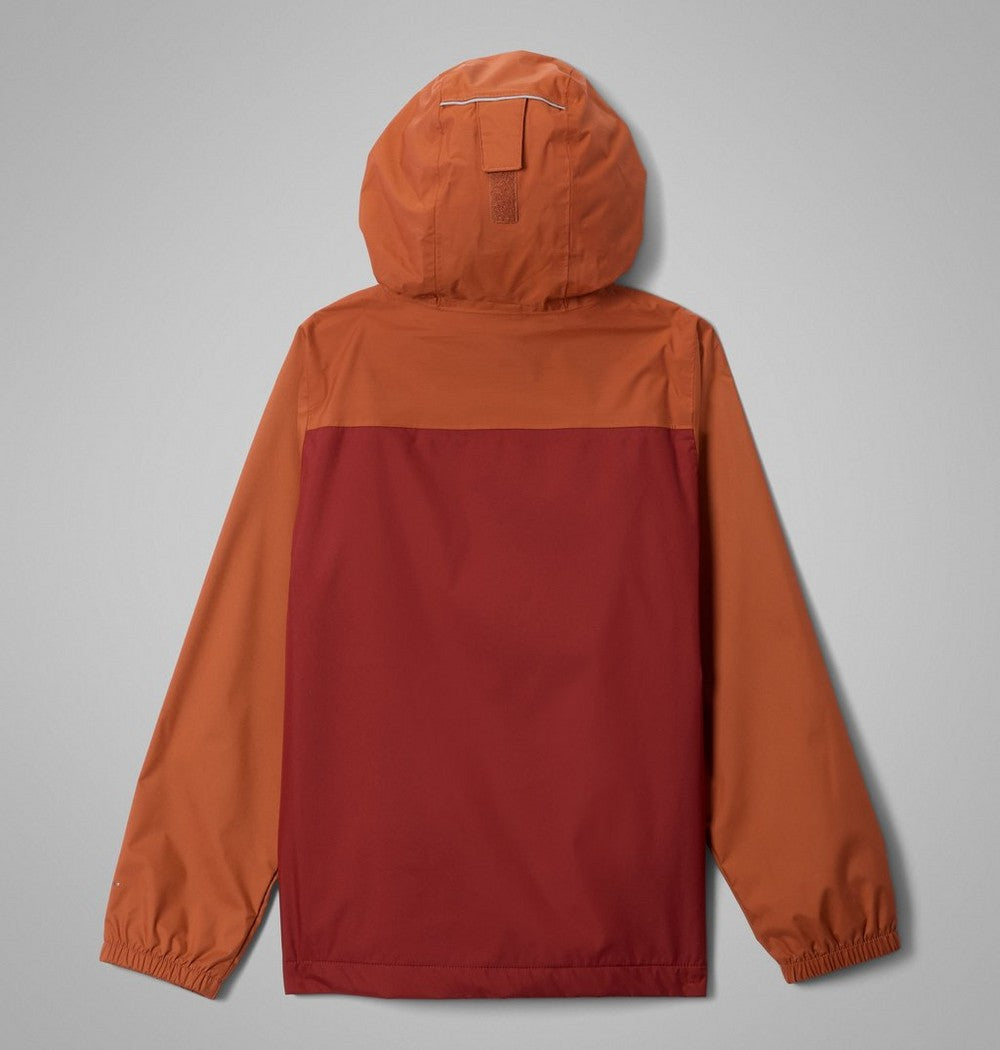 Boys' Fleece-Lined Rain Jacket - Red
