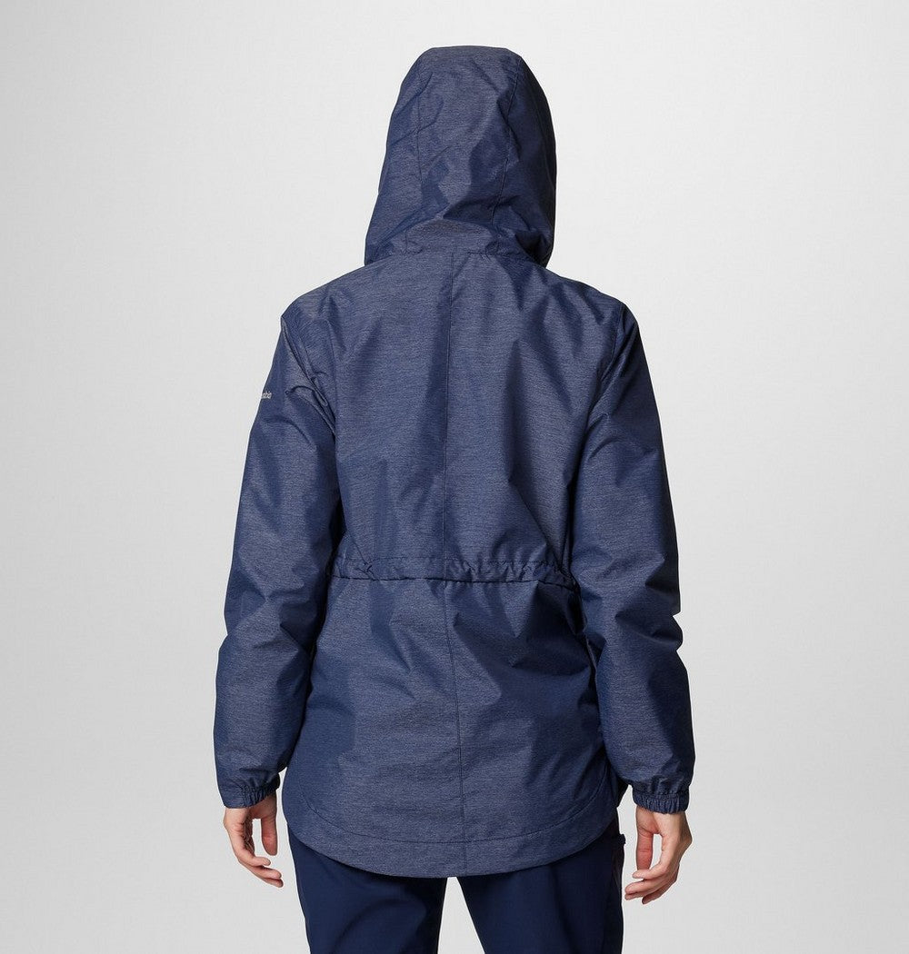 Women's Lightweight Hooded Rain Jacket - Fuchsia