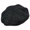 Birmingham Genuine Scottish Herringbone Tweed 8 Panels Man Cap Wool Large Crown Beige