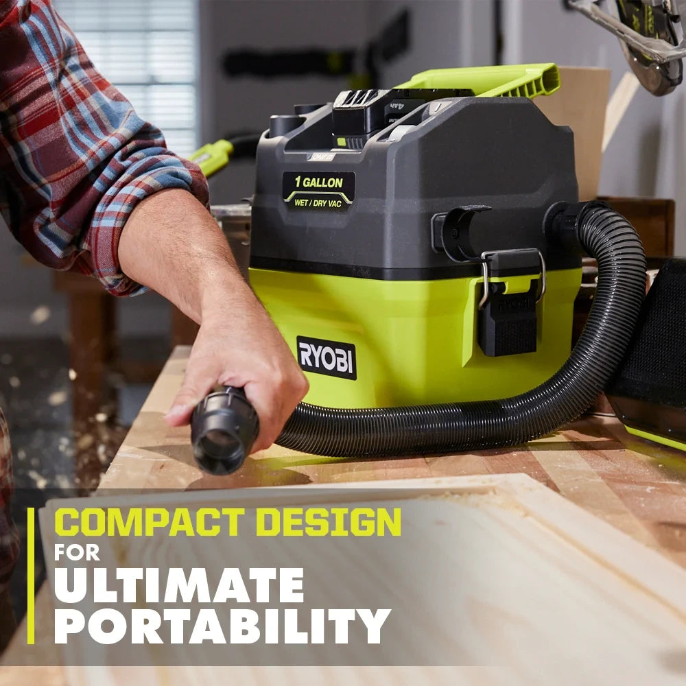 18V 1-Gallon Cordless Wet/Dry Vacuum