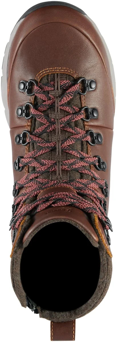 Women's Insulated Waterproof Hiking Boot - Brown Red