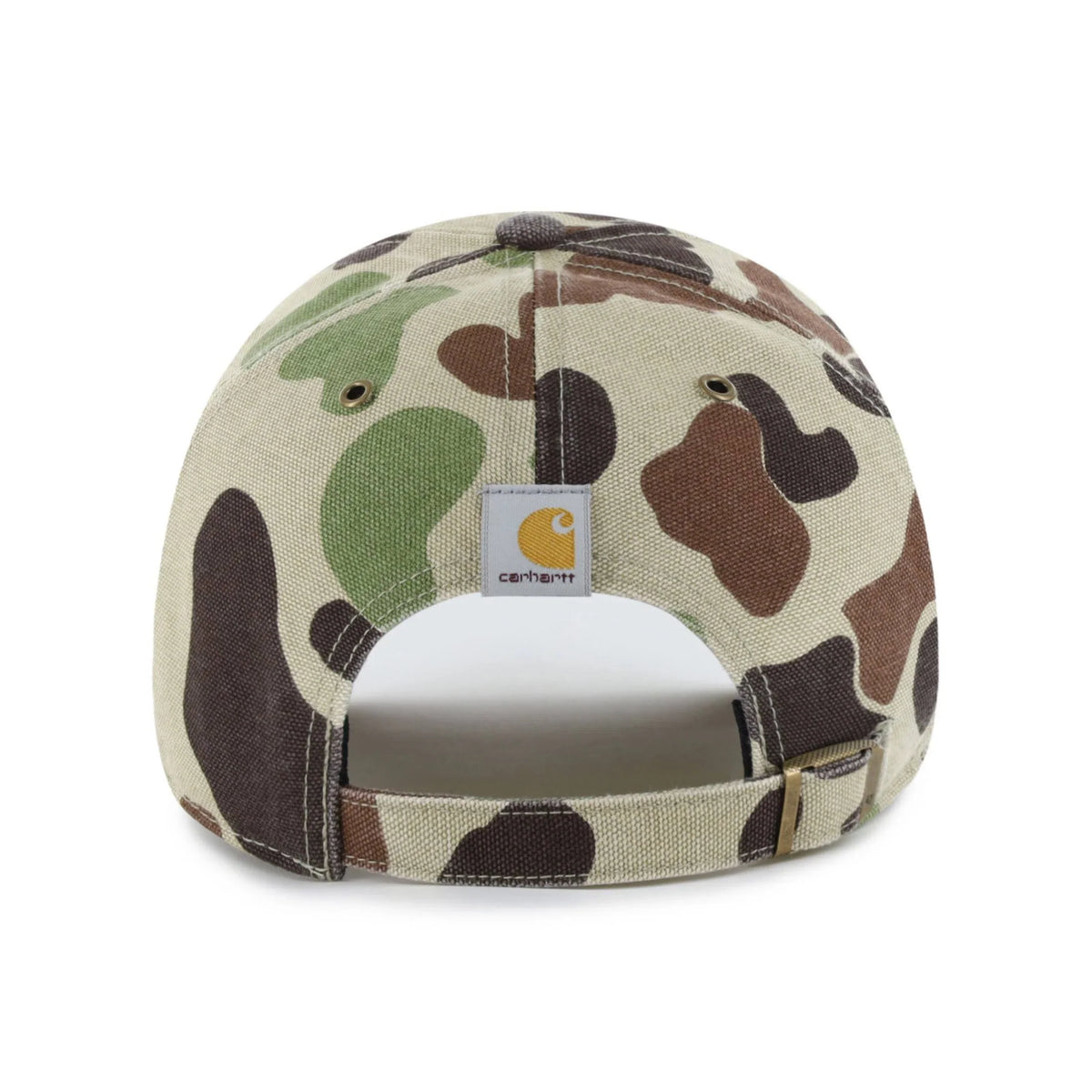Camo Baseball Cap With Embroidered Team Logo