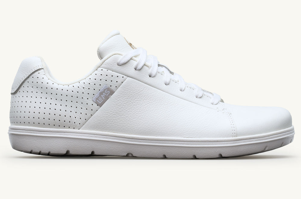 Women's Leather Court Sneaker - White