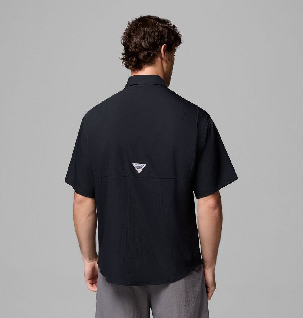 Men's Short Sleeve Fishing Shirt - Black