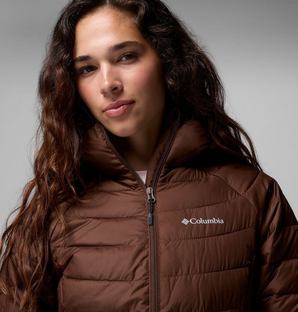 Women's Hooded Puffer Jacket - Navy
