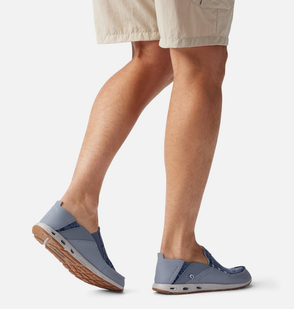 Men's Vented Slip-On Boat Shoe - Gray