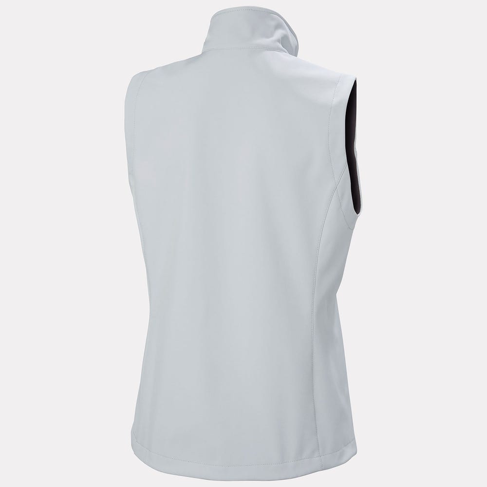 Women's Softshell Work Vest - Gray
