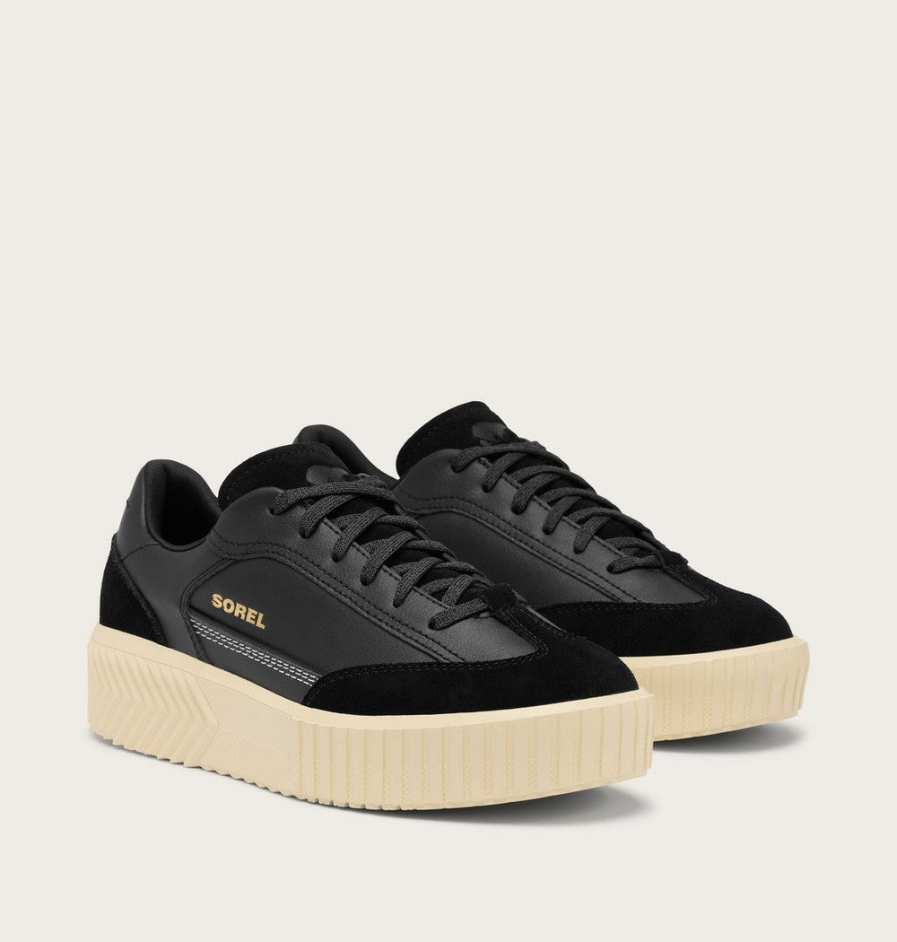 Women's T-Toe Leather Sneaker - Green