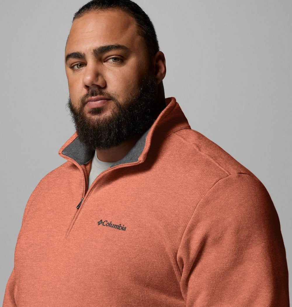 Men's Big Half-Zip Fleece Pullover - Blue