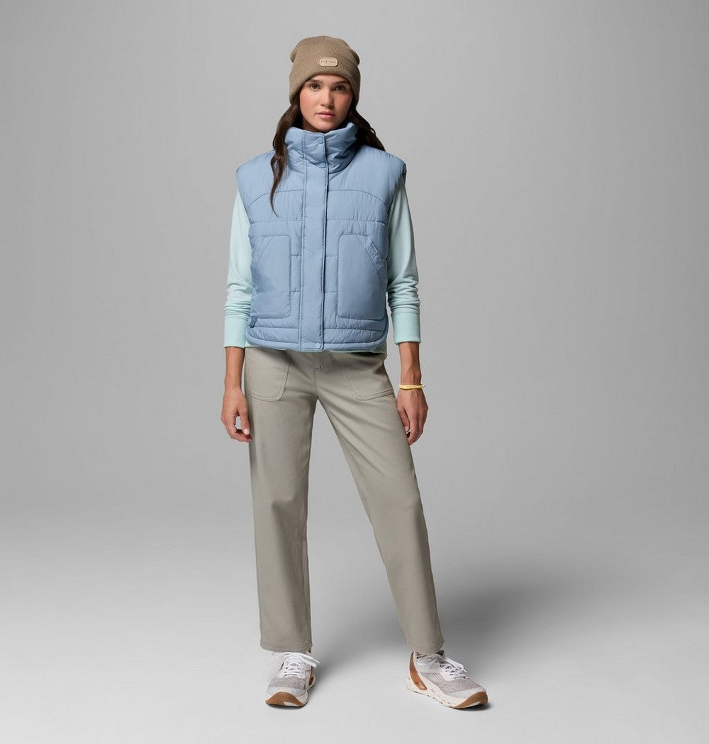 Women's Water-Resistant Insulated Vest - Blue