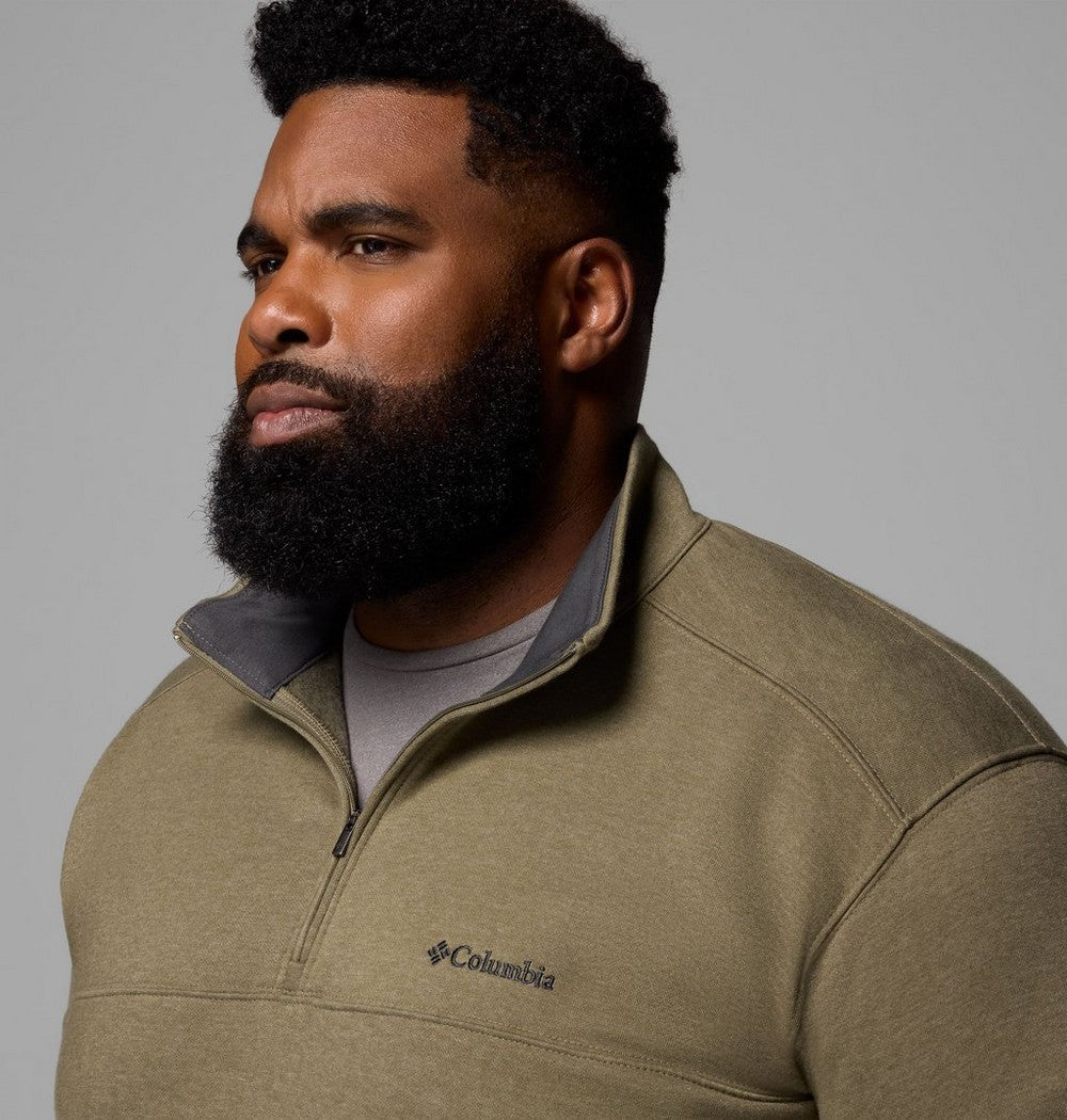 Men's Big Half-Zip Fleece Pullover - Blue
