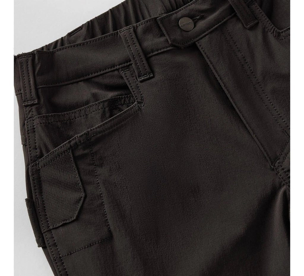 Water-Resistant Tapered Work Pants - Mud Gray