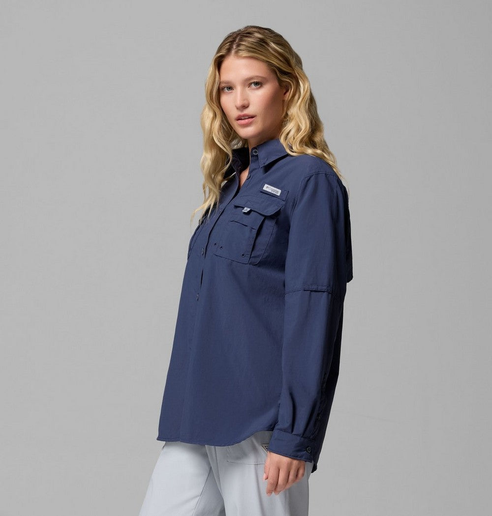 Women's Long Sleeve Fishing Shirt - Pink