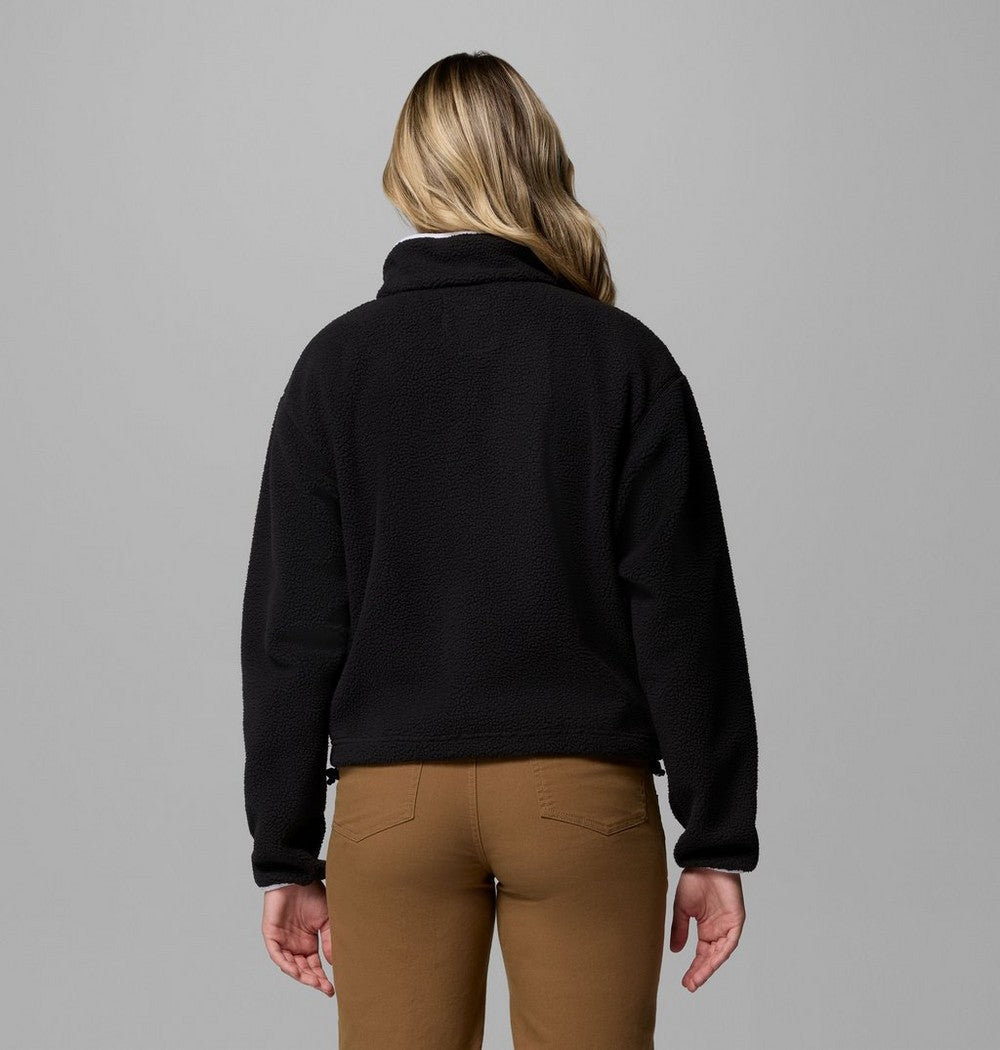 Women's Cropped Half-Snap Fleece Pullover