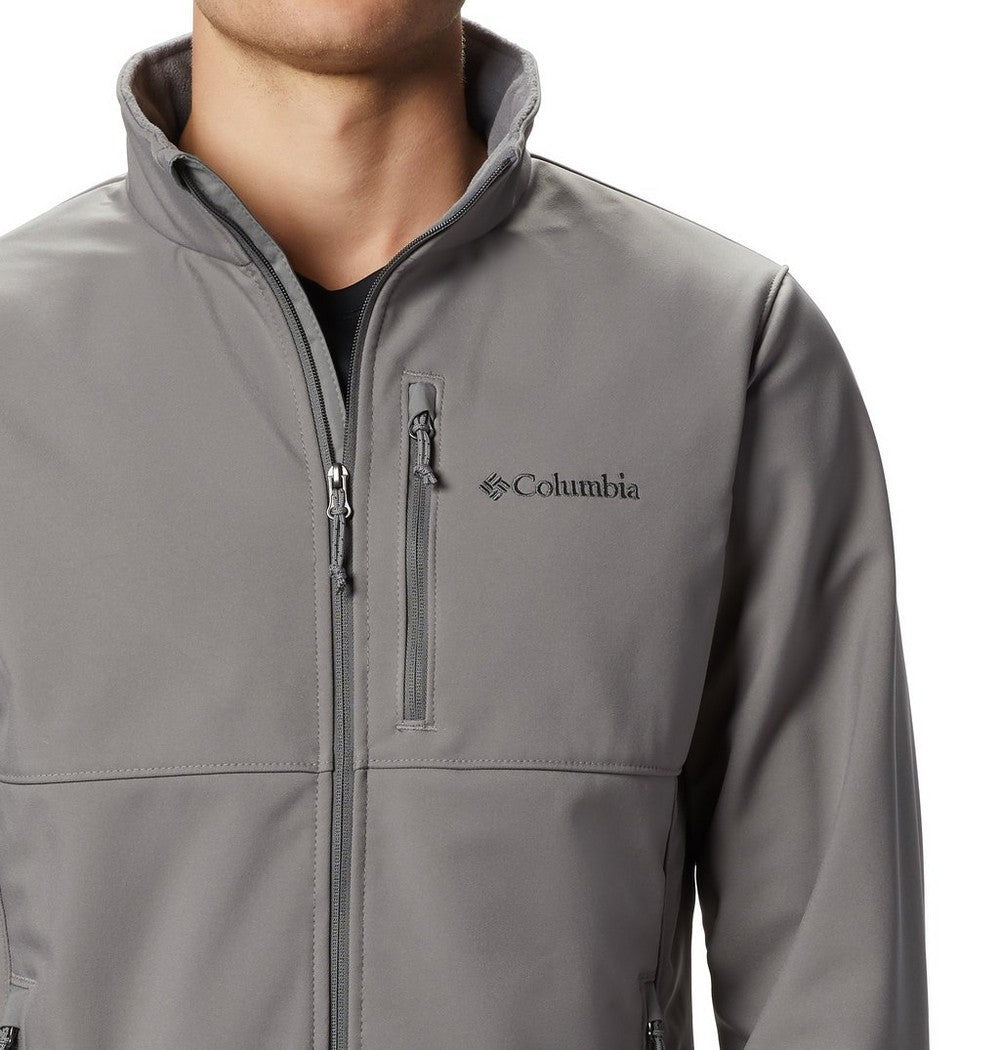 Men's Big Softshell Jacket - Grey