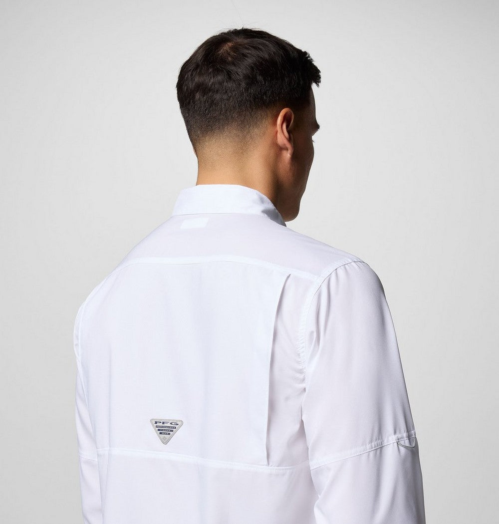 Men's Long Sleeve Fishing Shirt - White
