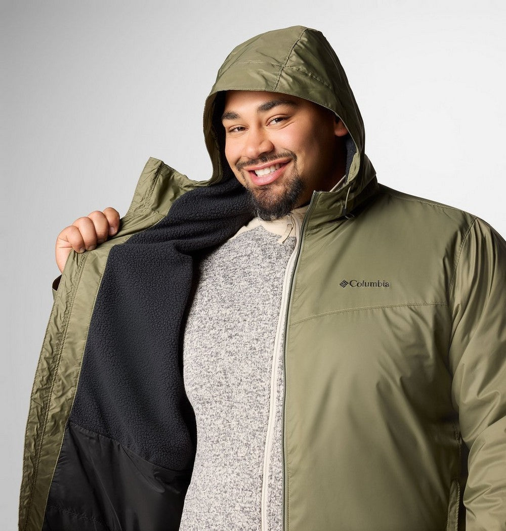 Men's Big Water-Resistant Sherpa-Lined Jacket