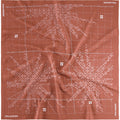 Graphic Polyester Bandana - Burnt Umber