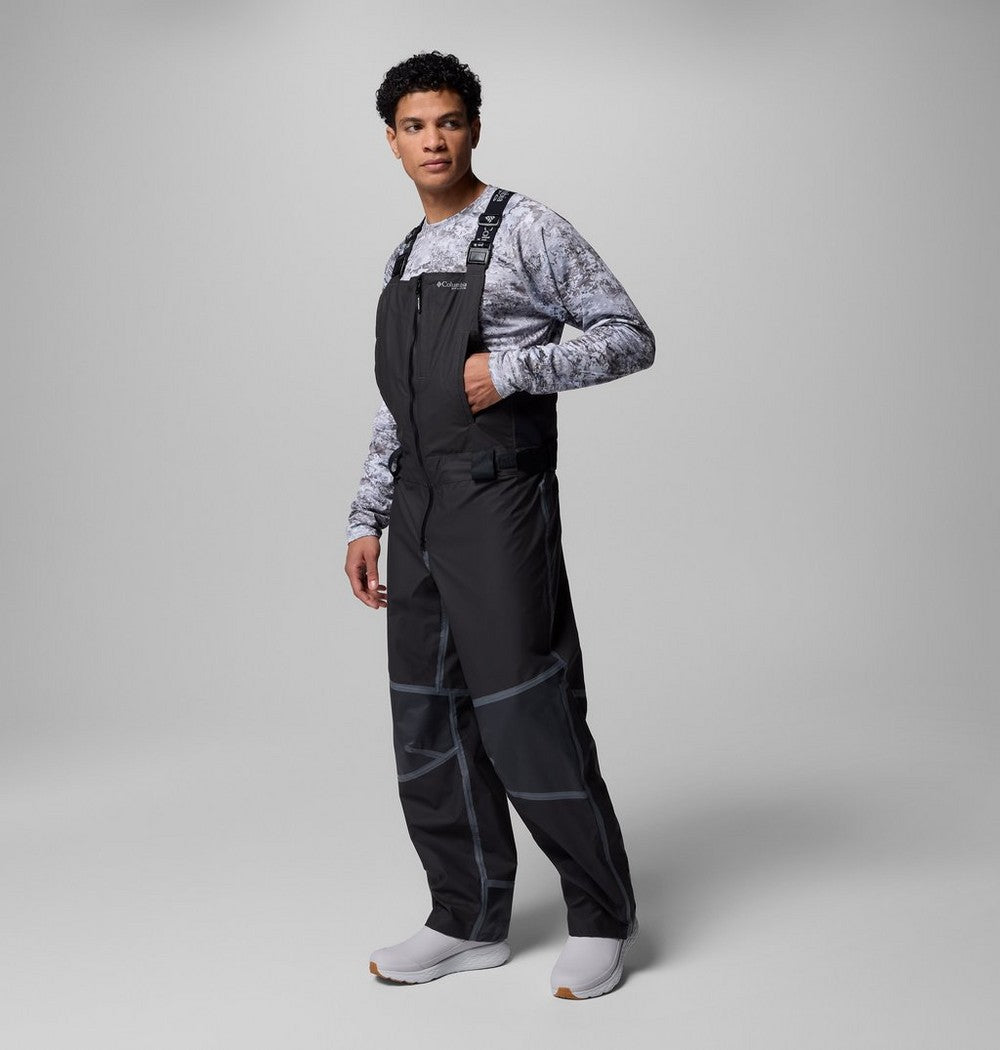Men's Waterproof Fishing Bib - Black
