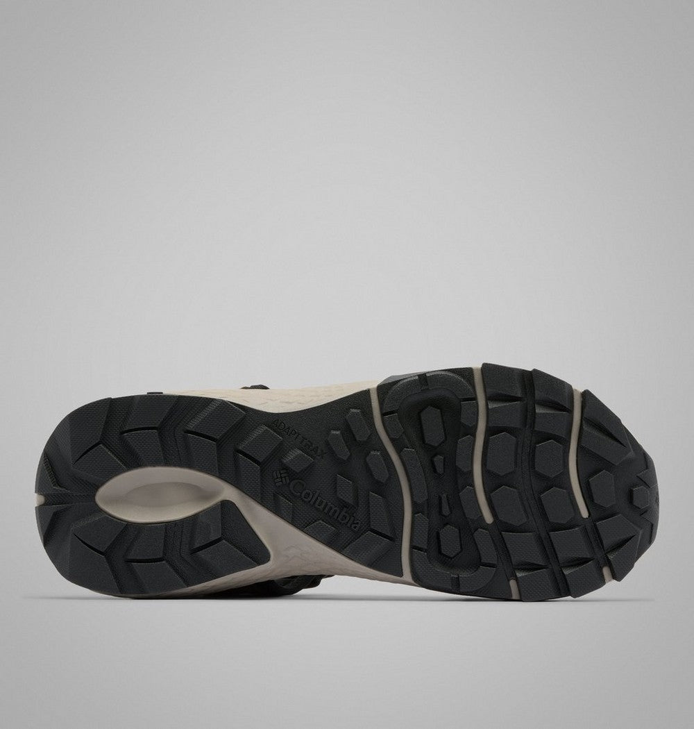 Men's Nubuck Leather Trail Sandal - Black