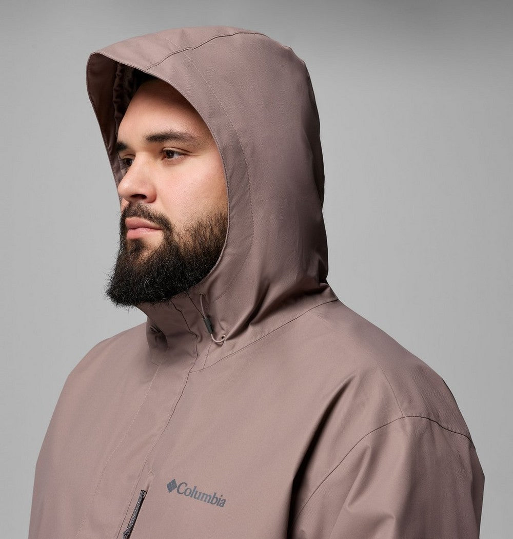 Men's Big Waterproof Rain Jacket - Red